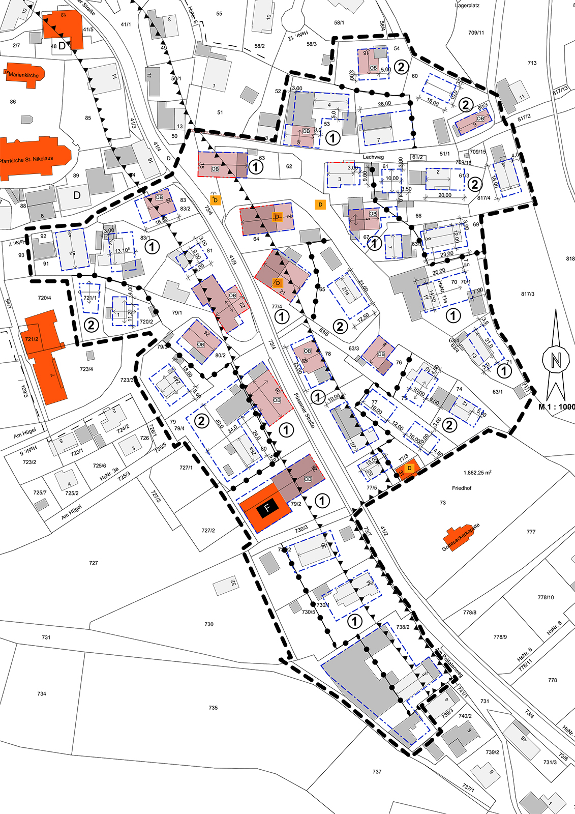 Ortkernbebauungsplan-Bernbeuren